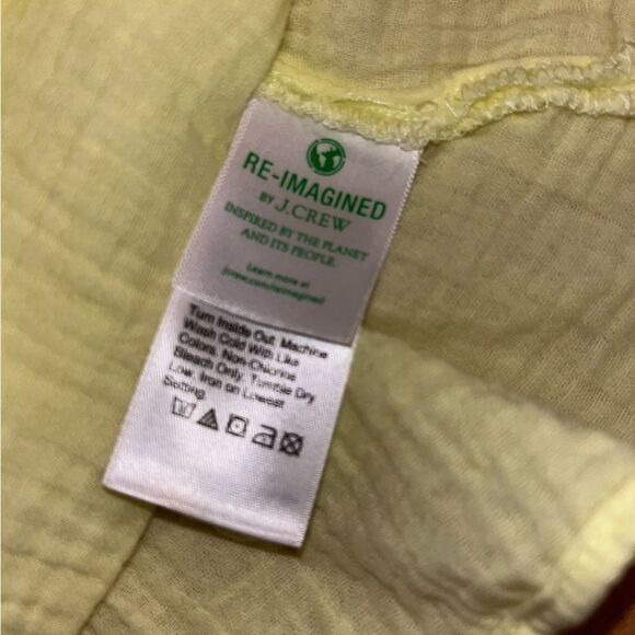 J. Crew Pastel Yellow Ruffle Sleeveless Top - Picture 6 of 7